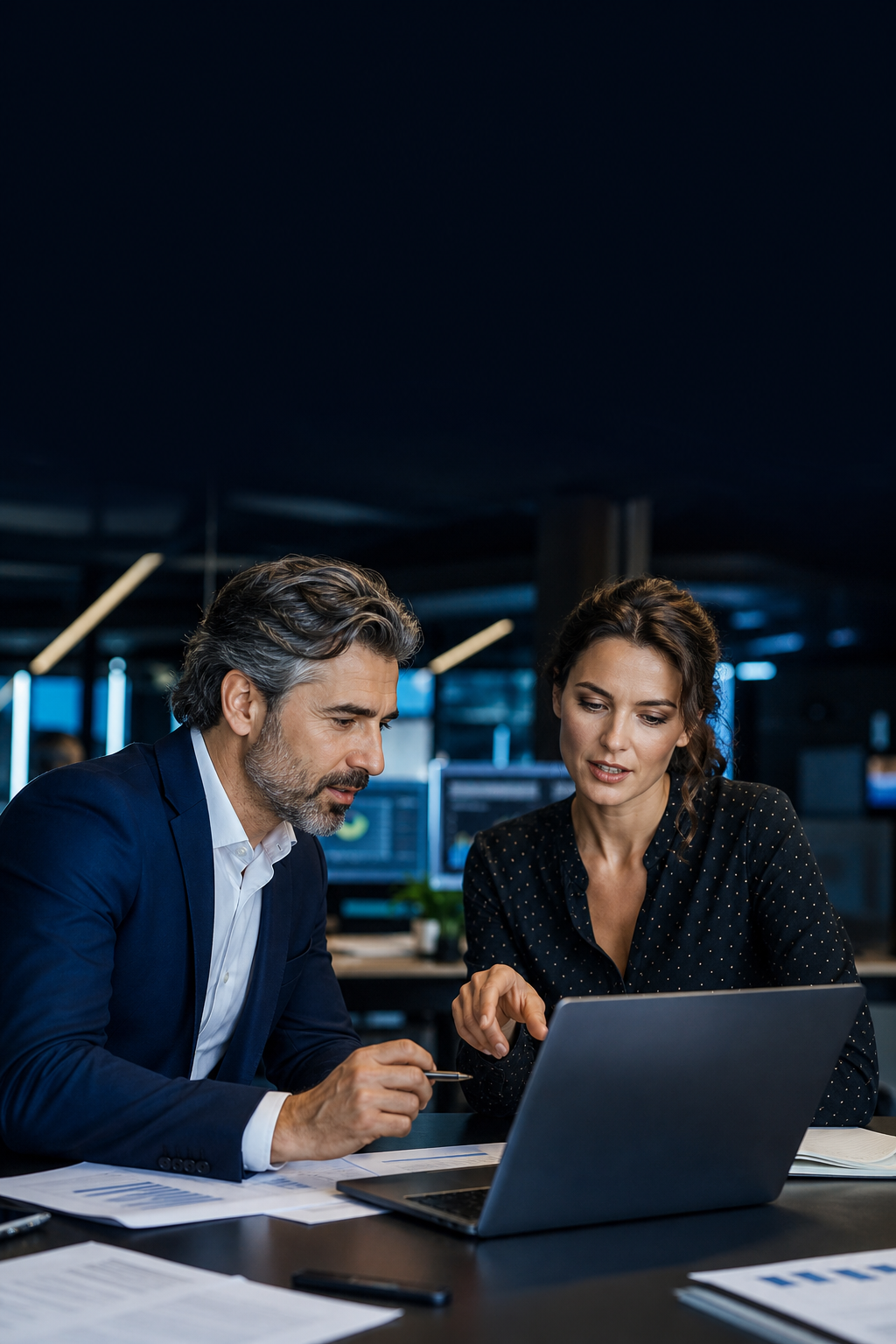 Due professionisti al lavoro su un progetto digitale